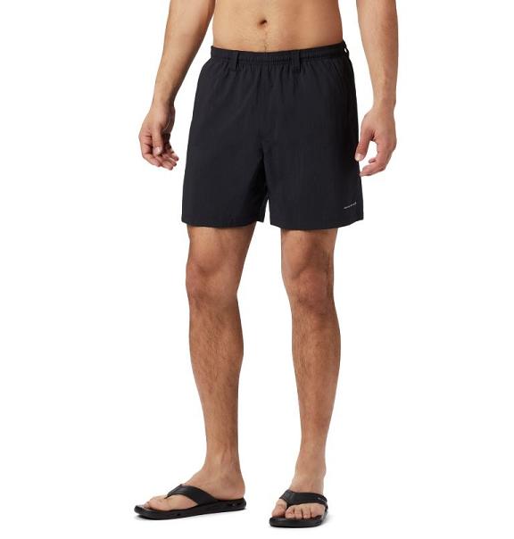 Columbia PFG Backcast III Shorts Black For Men's NZ85341 New Zealand